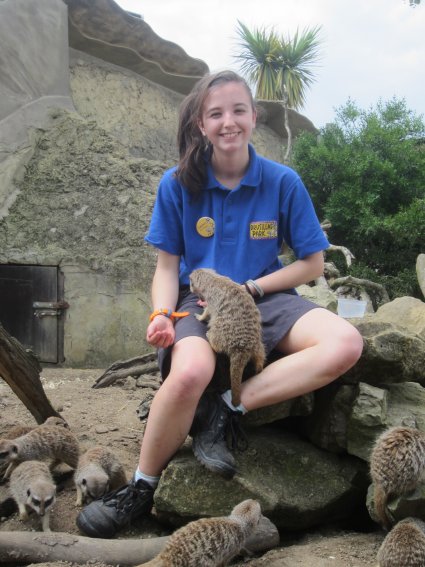 Lauren Amos with the Meerkats_1.JPG